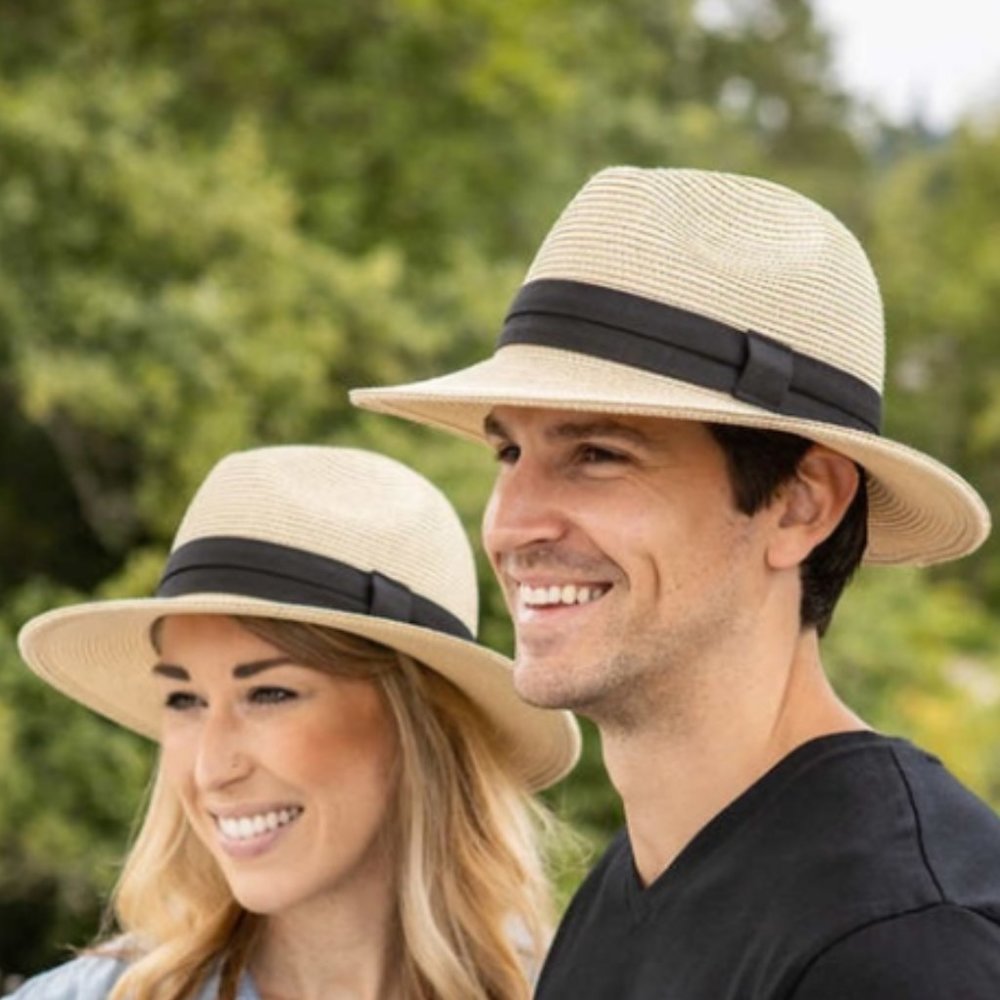 Solar Escape Fedora Unisex Hat - Sun Prote…